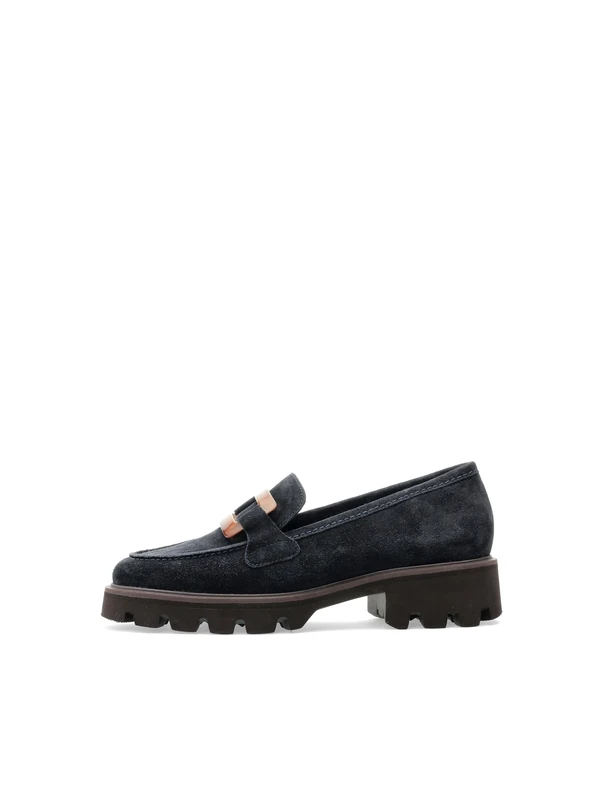 ARA Women's Oxford Sesam Slipper, Blue, 39 EU Schmal