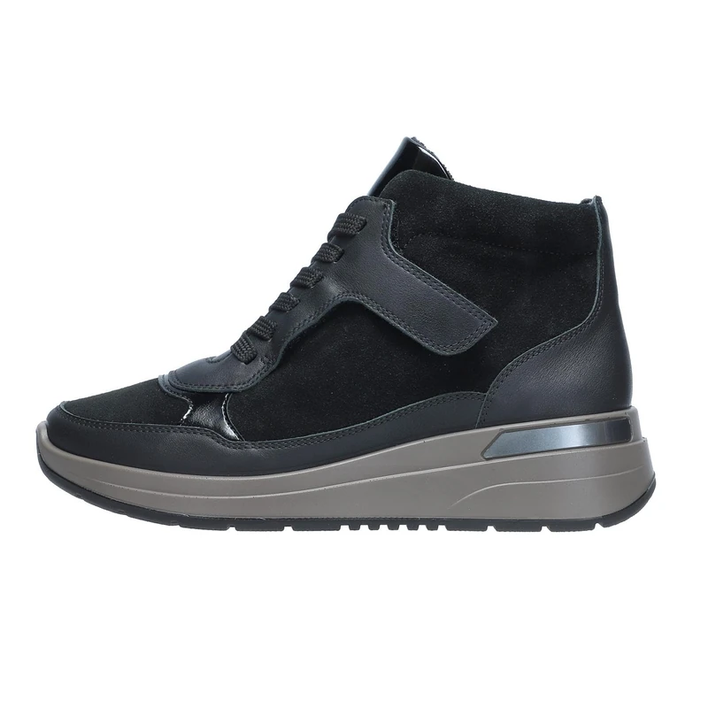 ARA Women's Garda Trainers, Black, 40 EU Wide, Black, 8 UK