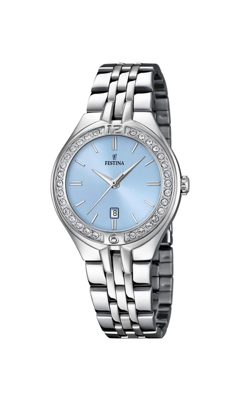 Festina Dress Watch F16867/4, Blue, Strap, Blue, Bracelet