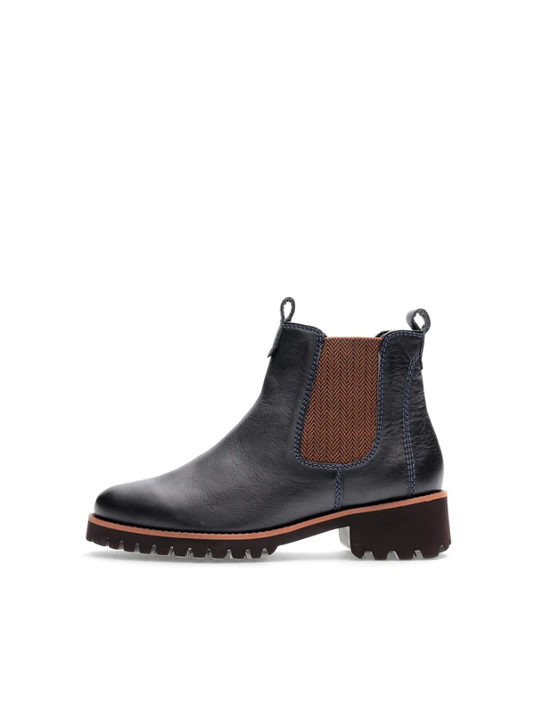 ARA Women's Kent Chelsea Boots, Blue, 37.5 EU Narrow