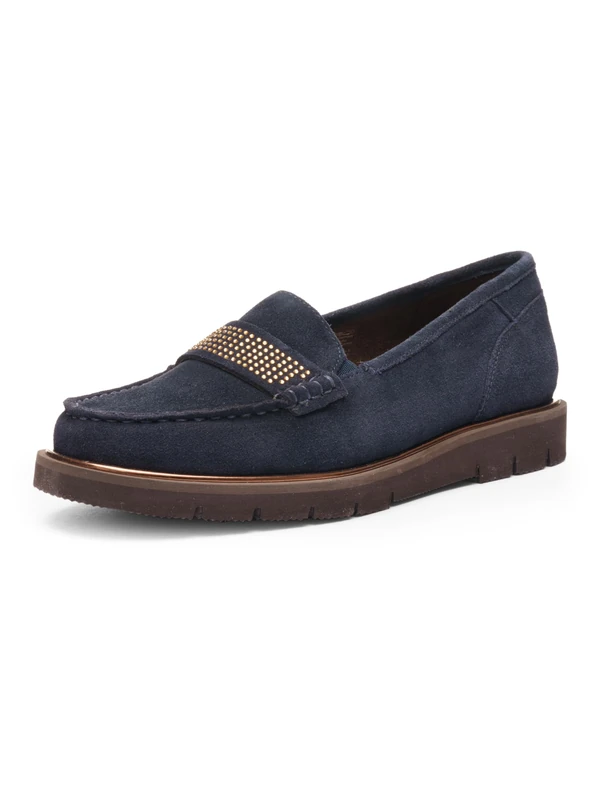 ARA Women's Dallas Loafer, Blue, 6.5 UK