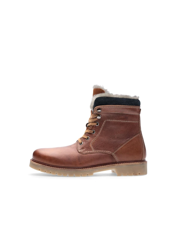 ARA Men's Tiago Ankle Boot, Cognac Blue Nuts, 6.5 UK