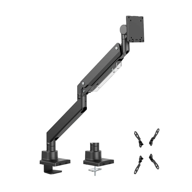 Logilink BP0202 - Monitor Mount for 17-57", Load Capacity up to 27 kg, Flat & Curved Screens, Material: Aluminium