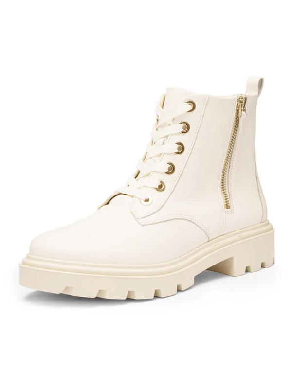 ARA Women's Manchester Ankle Boots, Cream, 39 EU Wide, cream, 7 UK