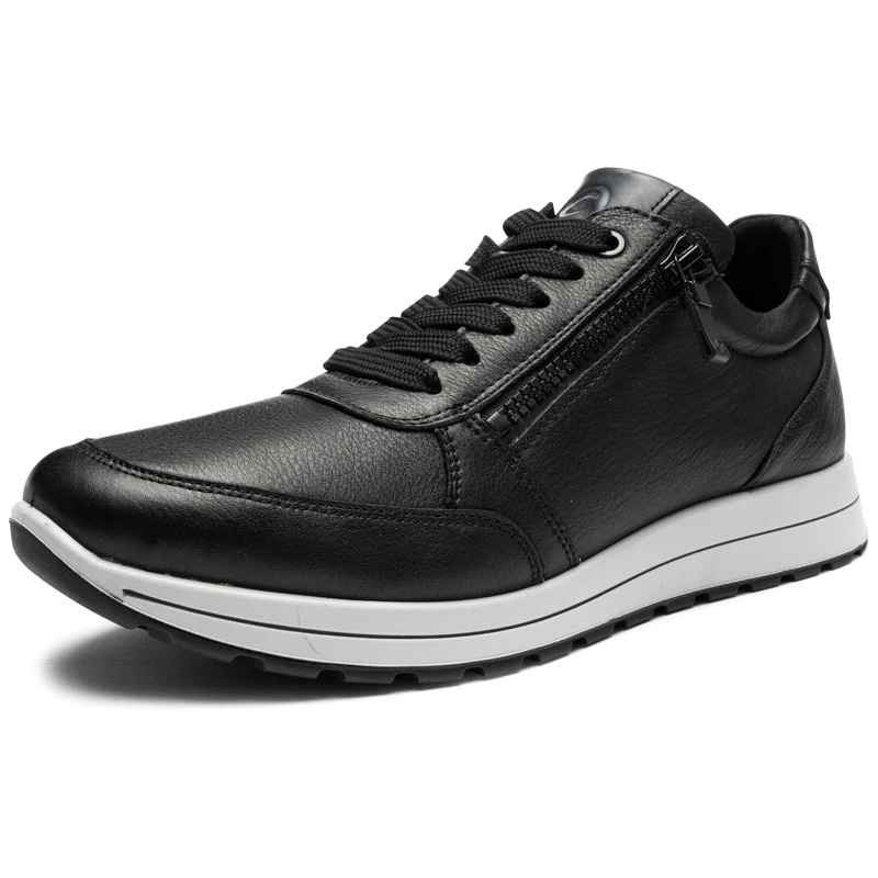 ARA Men's Matteo Sneaker, Black Blue, 12 UK - Image 1