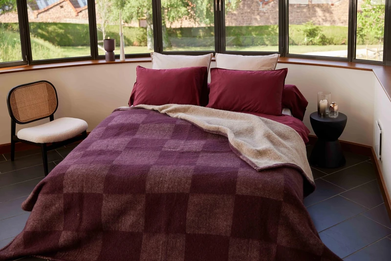 Toison d'Or Versailles 180X240 Aubergine/Bizet