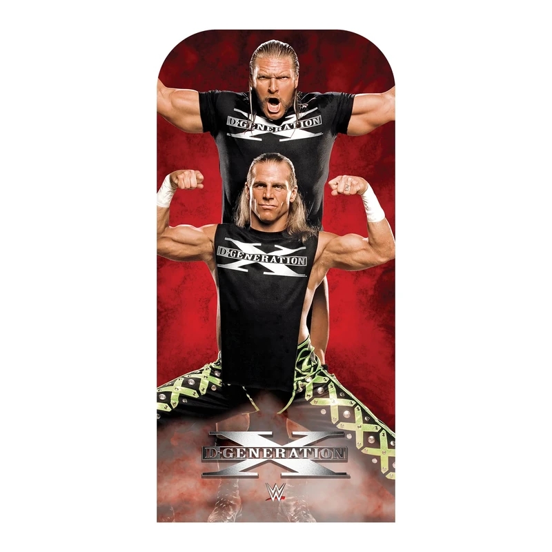 Star Cutouts SC4347 WWE D-Generation X DX Tag Team Stand-In Cardboard Cutout – Wrestling Party Decoration, Photo Prop & Fan Gift
