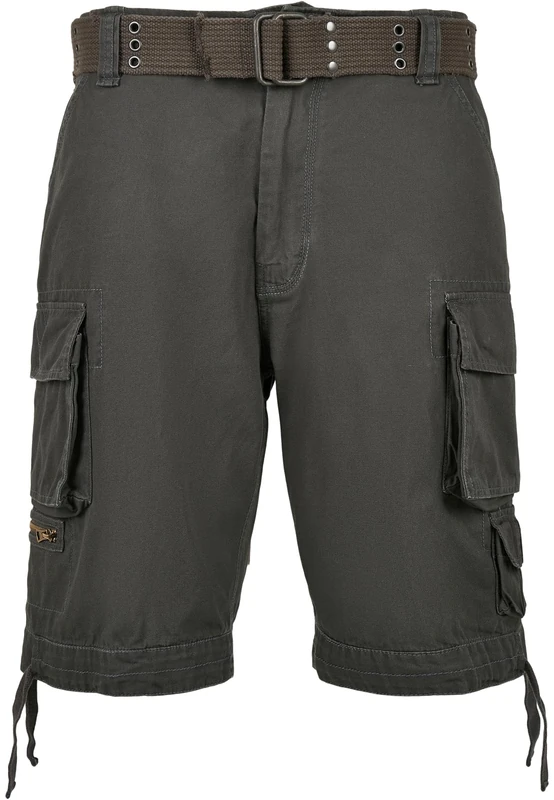 Build your Brand Men's Cargo Shorts, Anthracite, 4XL