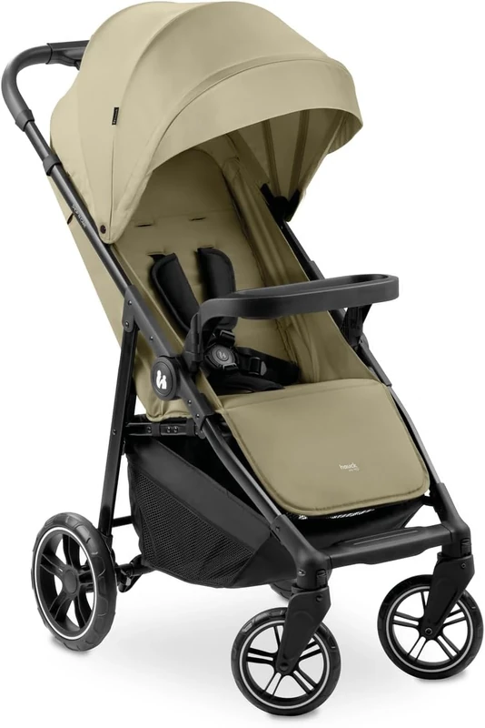 hauck Shop N Care Compact Pushchair – Up to 22 kg, Tilting, Foldable with Cup Holder, Rain Cover, Sun Hood (UPF 50+) and Shopping Basket XL – Olive