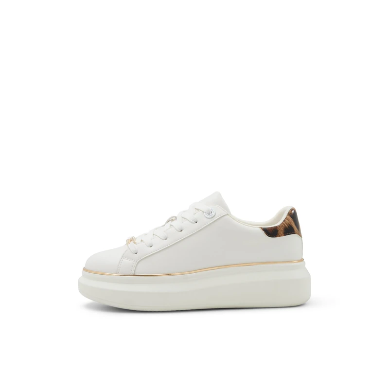 ALDO Women's Tahlea Sneaker, White Combo, 3 UK