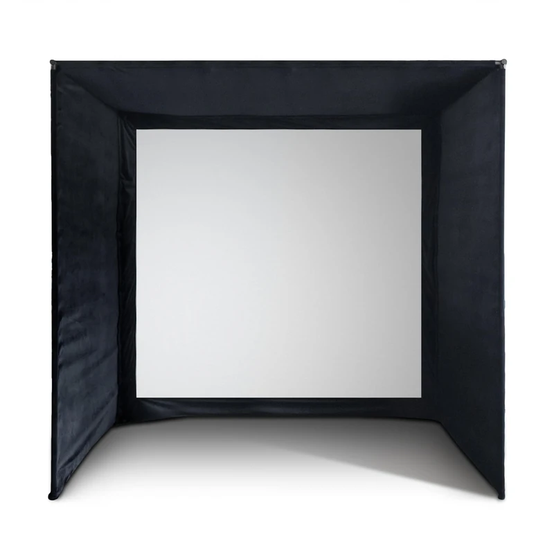 SimSpace Unisex 2.6 X 2.5 1.5m (8'6 8'2 4'11ft) Golf Simulator Enclosure, Black, 2.6 X 2.5 X 1.5m 8 6 X 8 2 X 4 11ft EU