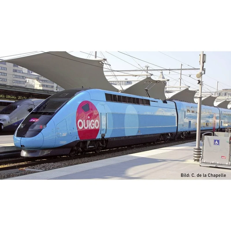 KATO by Lemke K101763 N TGV Duplex OUIGO, 10 Pieces, SNCF - Image 1