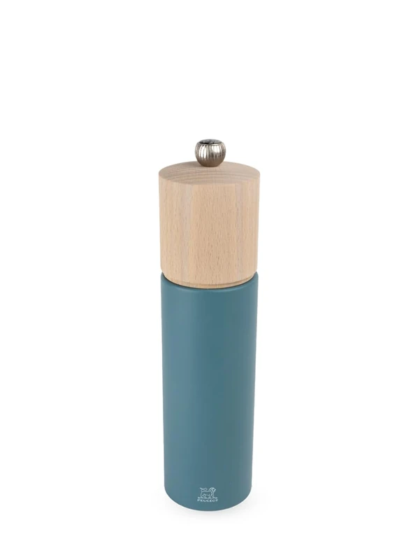 PEUGEOT - Boreal 21 cm Pepper Mill - Classic Grind System - Made with PEFC Certified Beech Wood - Made in France - Celestial Blue
