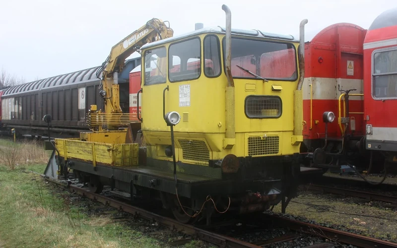 Rivarossi HR2912 DB, maintenance vehicle KLV 53 yellow livery, ep. IV model RailwayLoco - Diesel