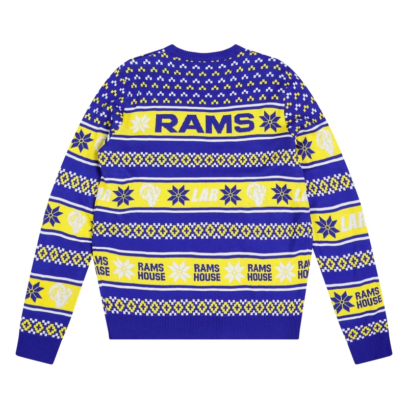 FOCO Men's NFL Team Big Logo Ugly Sweater