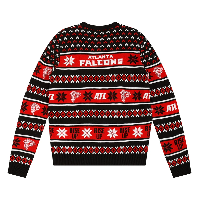FOCO Men's NFL Team Big Logo Ugly Sweater