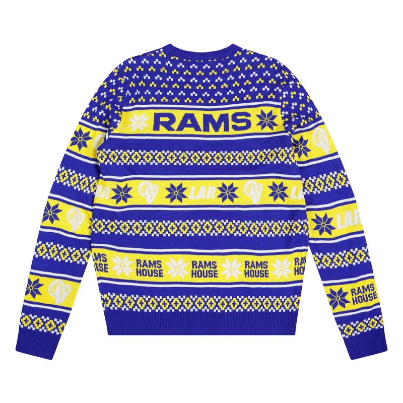 FOCO Men's NFL Team Big Logo Ugly Sweater