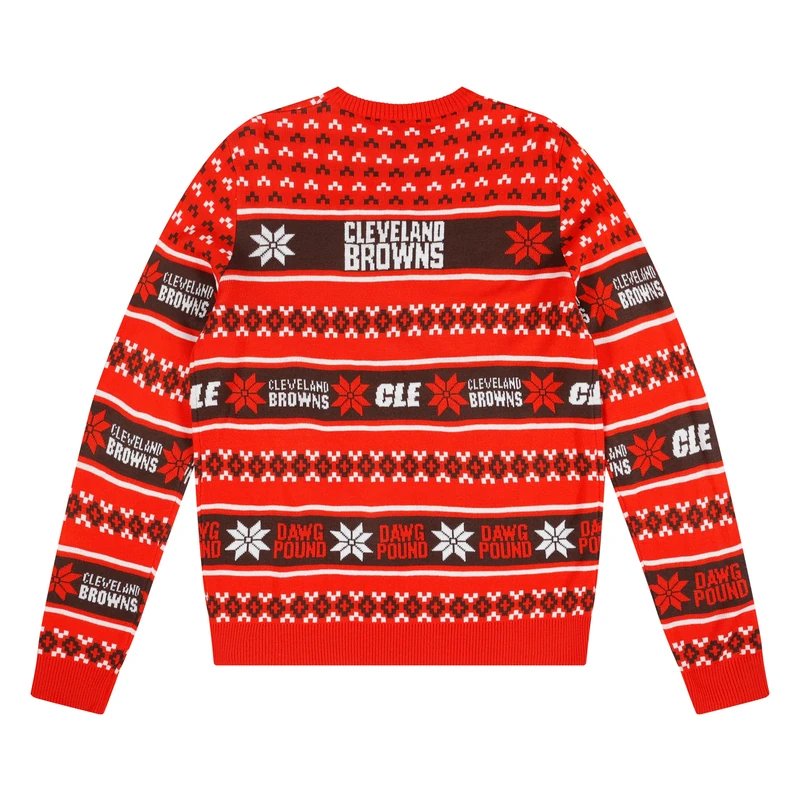 FOCO Men's NFL Team Big Logo Ugly Sweater