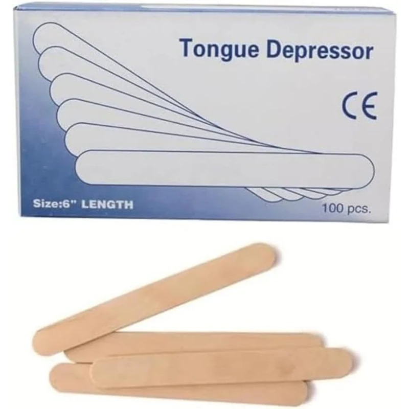 V Safety ECONOMY TONGUE DEPRESSORS - PACK OF 100-150 X 17MM PACK OF 10