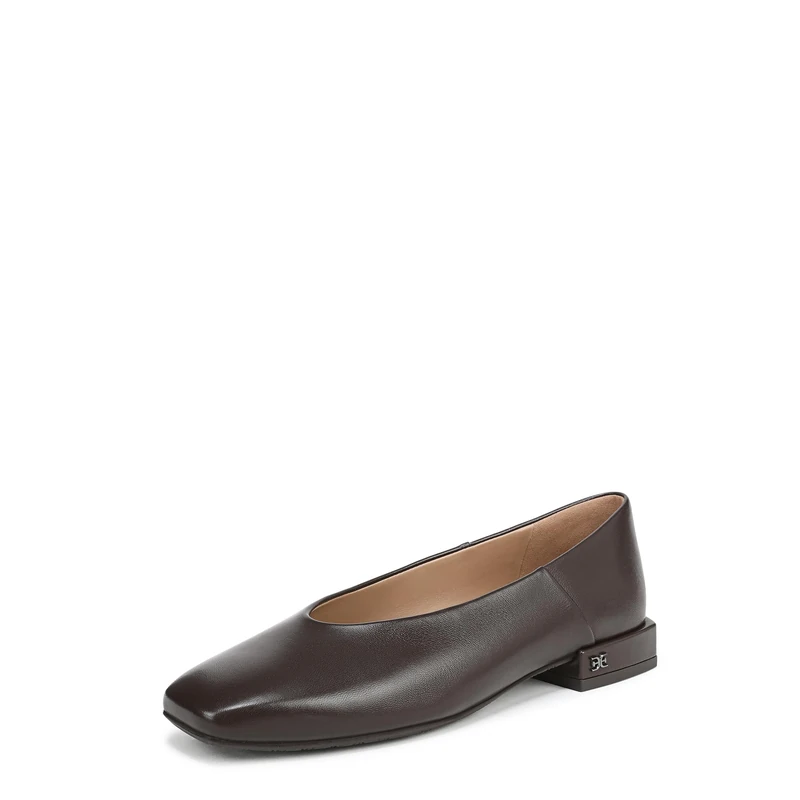 Sam Edelman Womens Kasey Ballet Flat Pumps Brown UK 8 Medium Fit
