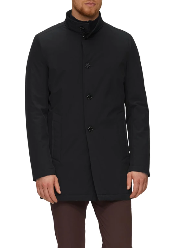 s.Oliver BLACK LABEL Men's Coat, black, 44