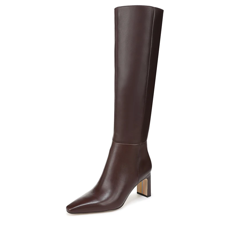 Sam Edelman Women Sylvia Tall Boot - Dress Spiced Pecan 7 Uk Medium Fit