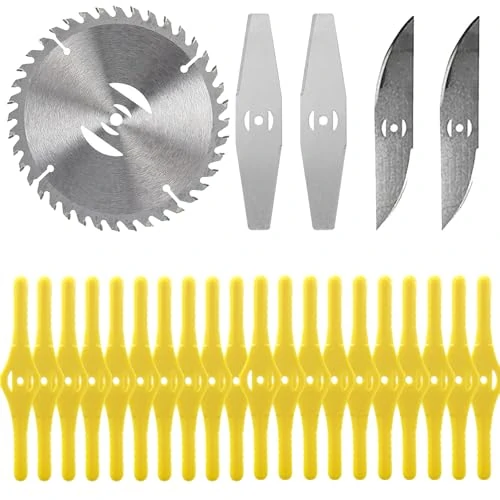 Cordless Electric String Trimmers Metal Blade, Electric Grass Trimmer Blade Edger Lawn Tool Accessory