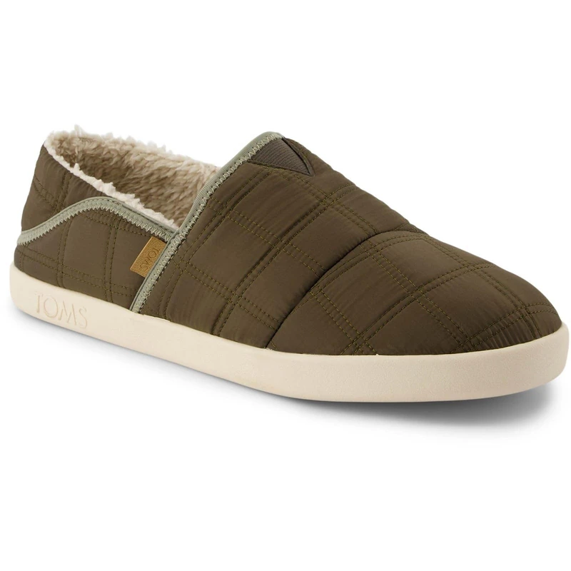 TOMS Men's Camden Slipper, Canteen Quilted Woven, 6 UK