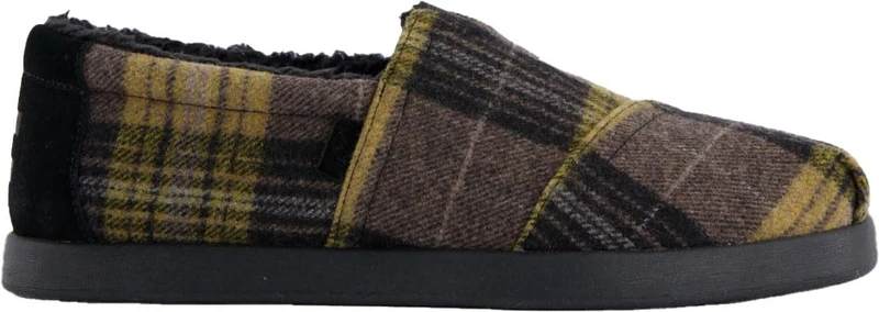 TOMS Men ALP FWD Espadrille Loafer Flat, Golden Honey Plaid, 10 UK
