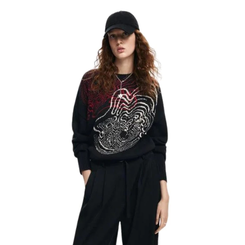 Desigual JERS_Toulouse_Lacroix, 2000, XS, Black, X-Small