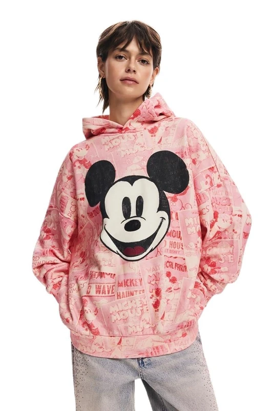 Desigual SW_Retro_Mickey, 3018 Pink Vento, S, red, S