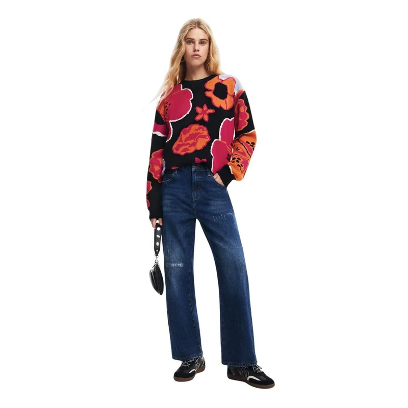 Desigual Denim_Beth, 5008 Denim Dark Blue, 44, Blue, 18