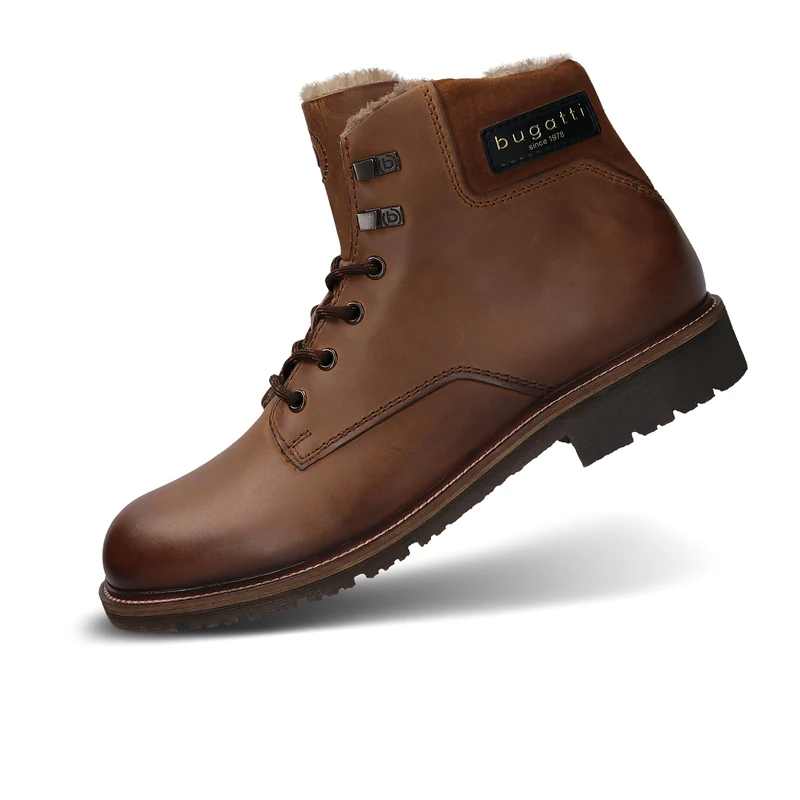 bugatti Men's 321-ap250 Fashion Boot, Cognac, 7.5 UK