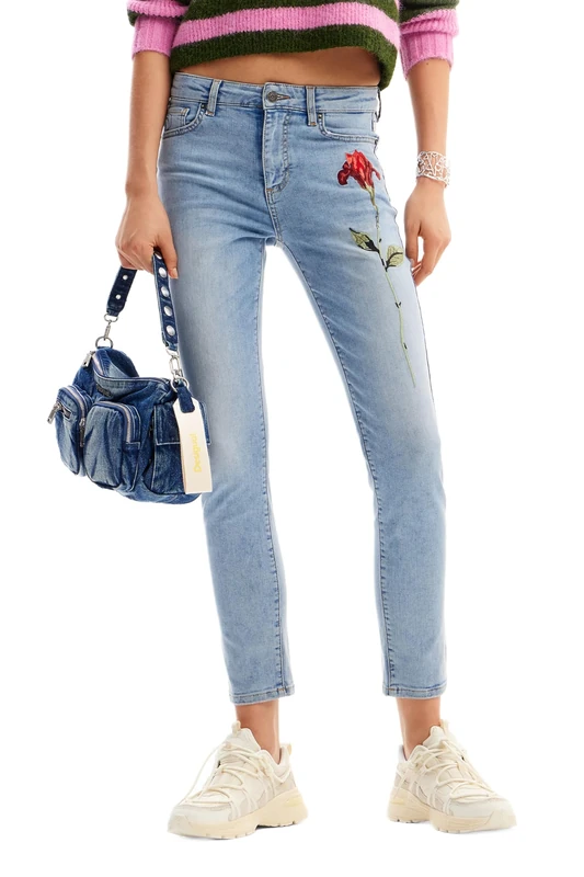 Desigual Women's Woman Denim Long Trouser Jeans