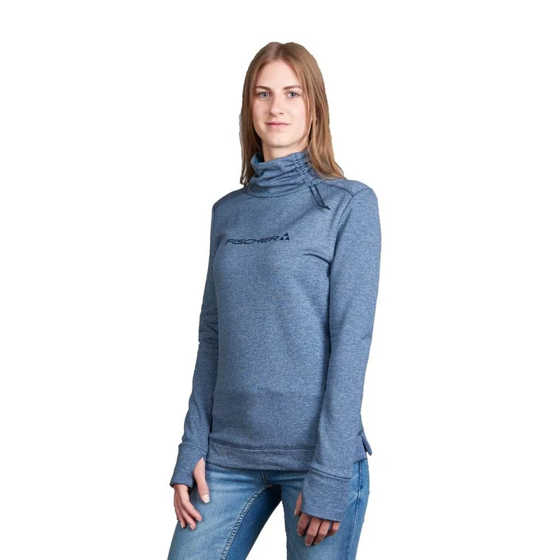 Fischer Women's G61921 Sweater, Denim Blue Melange, 38, Denim Blue Mélange, 12 - Image 1