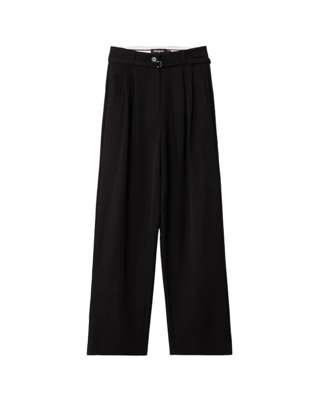 Desigual Pant_Rin, 2000, L, Black, L