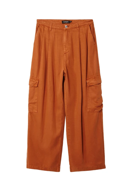Desigual Pant_Ural, 1008 Crudo Beige, XL, White, XL