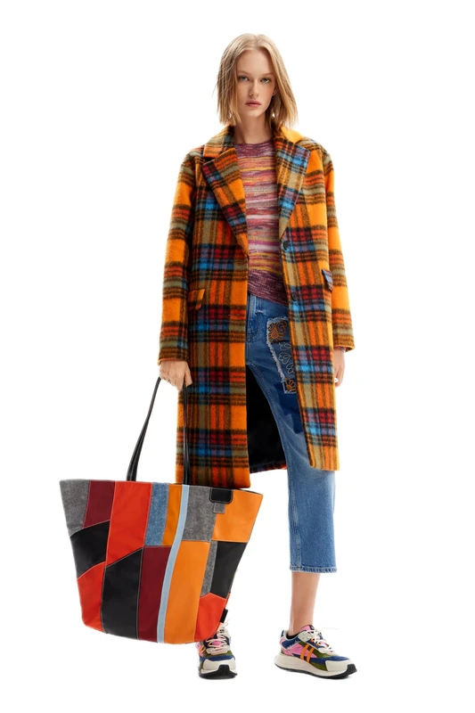 Desigual Coat_Napoles, 7002 Naranja, XS, orange, X-Small - Image 1