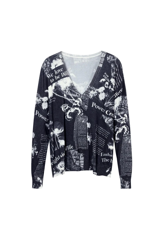 Desigual JERS_KAWARTHA Lakes, 2000, XL, Black, XL