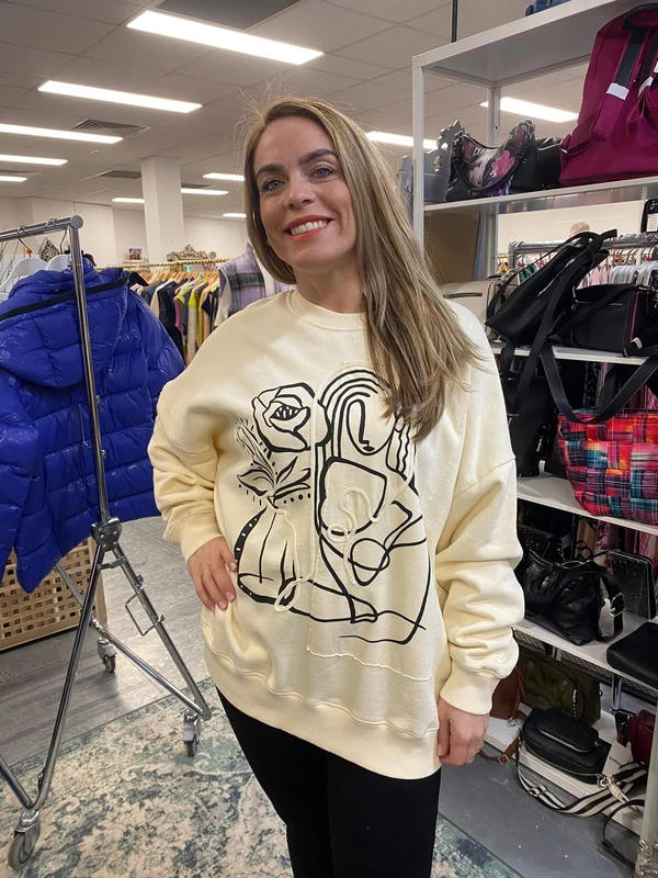 Desigual SW_Patch, 1001 Crudo, S, White, S