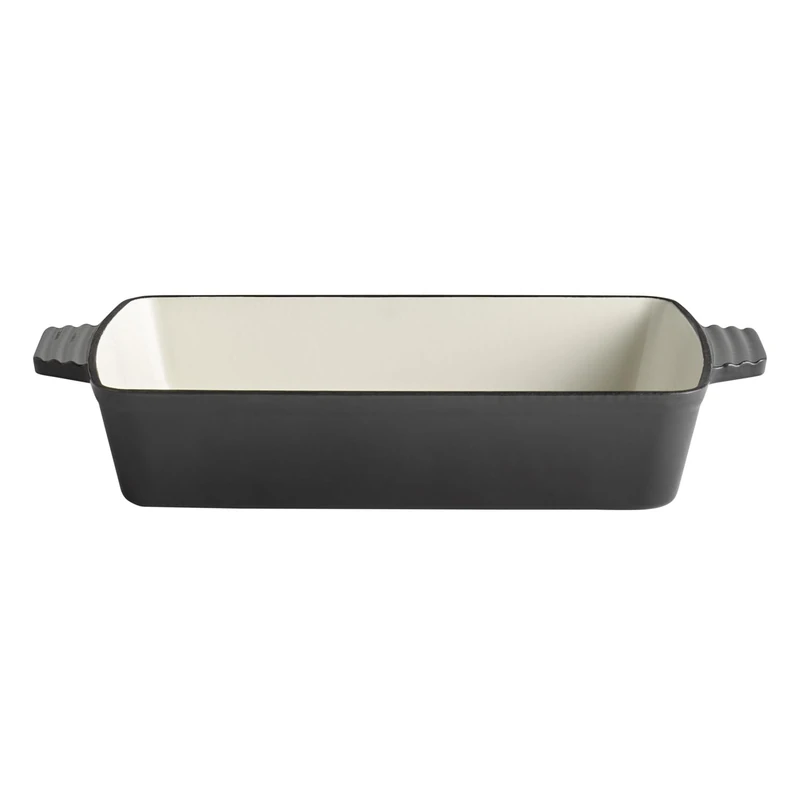 APS 88311 5 Stars Casserole Dish Cast Iron Suitable for Induction Cookers 33 x 24 cm Height 6.5 cm 3.5 Litres Anthracite