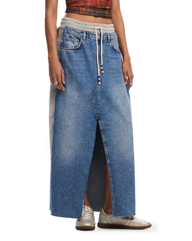 Desigual FAL_Pekin 5053 Denim Medium Wash, XS, Blue, X-Small