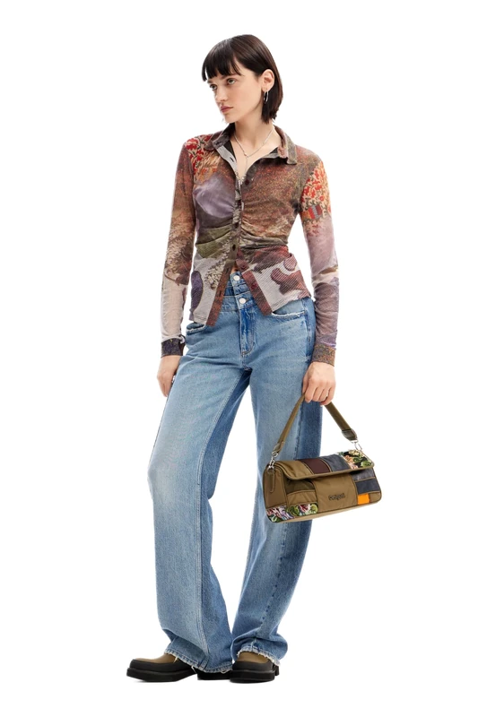 Desigual TS_Maryland, 9019 Tutti Fruti, S, Material finishes., S