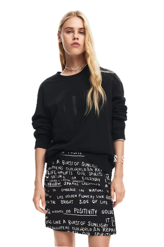 Desigual FAL_Letter, 2000, XL, Black, XL