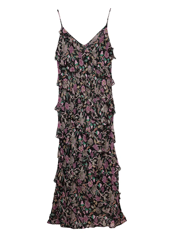 Desigual Women's Woman Woven Dress Straps Black