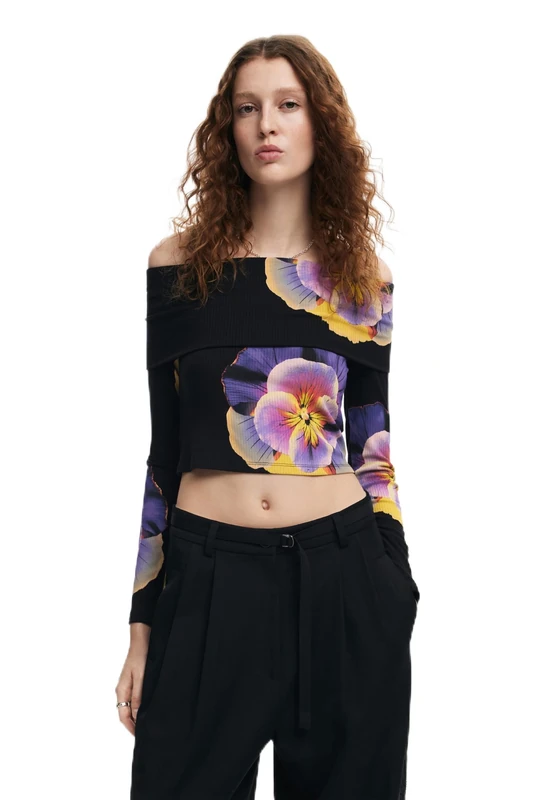 Desigual TS_PENSEE_Lacroix, 2000, L, Black, L