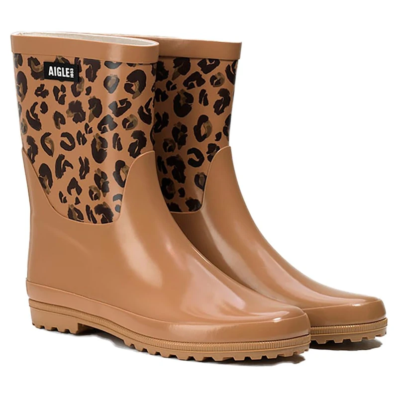 Aigle Women's Eliosa Bott Pt Rain Boot, Leo Pr, 3.5 UK