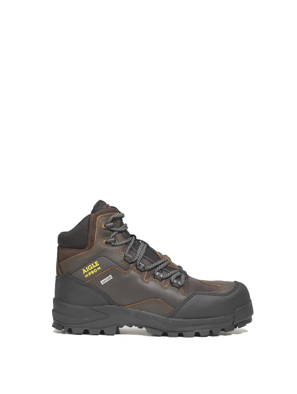 Aigle Men's Nassio Evo S3 Construction Shoe, Dark Brown, 11.5 UK