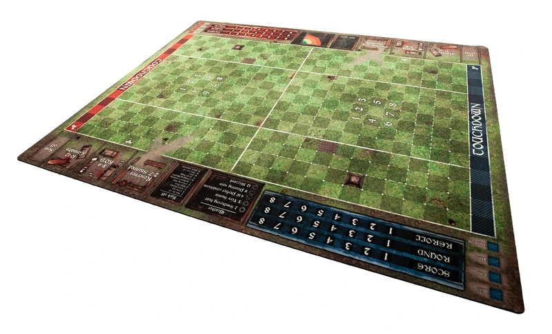 Pitch - Rubber mat compatible with Blood Bowl / Blood Bowl 7s 90 x 70 cm/35,5"x27,5" - Image 1