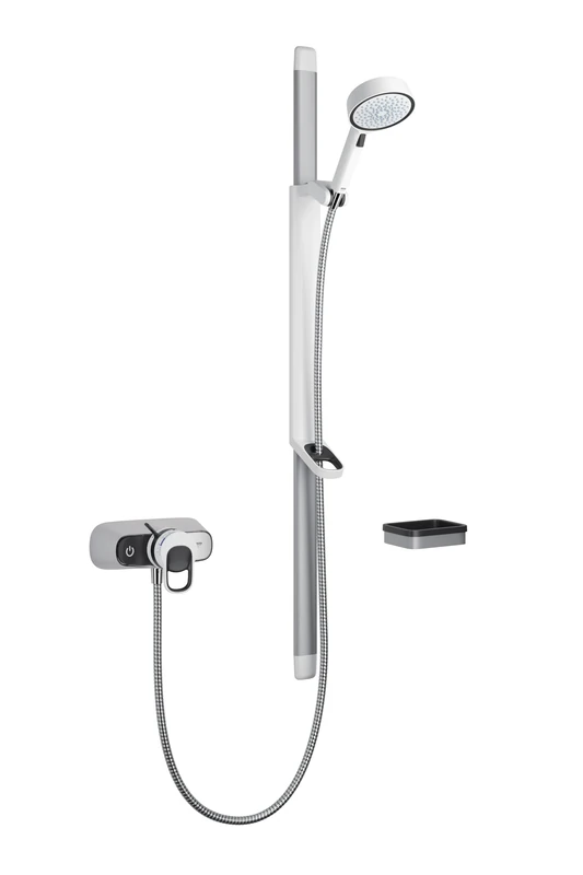 Mira Showers Select Flex Thermostatic Exposed Mixer Shower White & Chrome 31999W